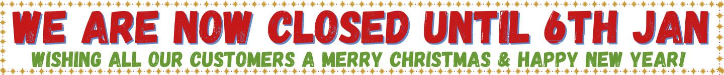 Christmas Shutdown till 6th Jan