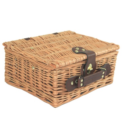 BULK Gift Basket Kit - 12'' NATURAL HAMPER / GOLD ACCESSORIES x10