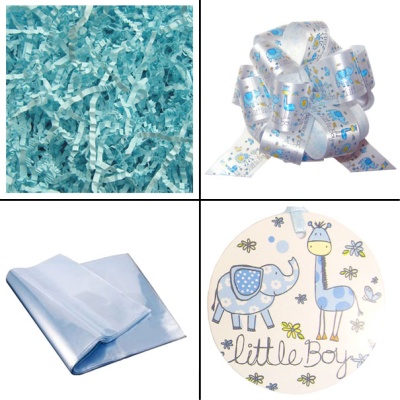 BULK Gift Basket Kit - (Large) LITTLE BOY EASY FOLD TRAY / LITTLE BOY ACCESSORIES x10