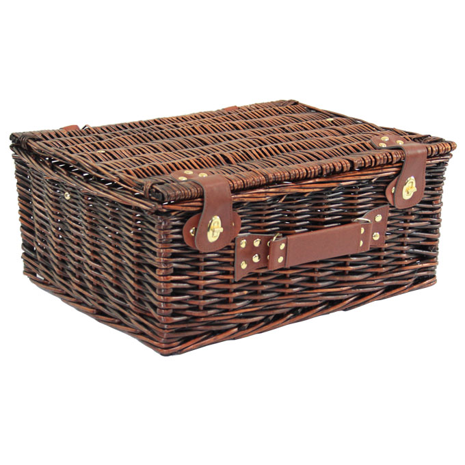Set of 3 Superior NATURAL WICKER Hampers