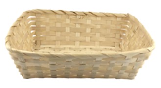 Bamboo Tray Basket - 23x18x5cm
