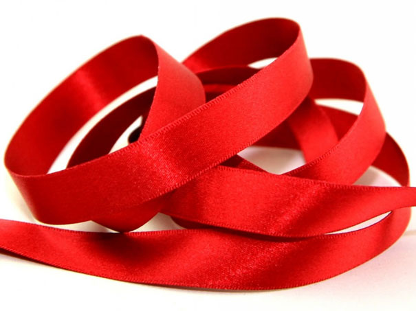Scarlet Red Double Sided Satin Ribbon Made in France 7 Widths to Choose  From -  New Zealand